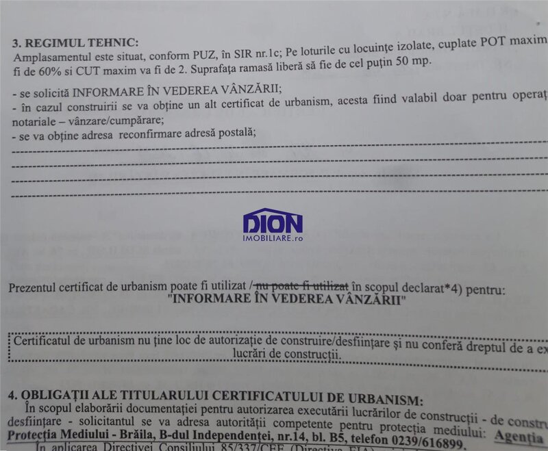 Braila, teren ultracentral langa Tribunal, spatii comerciale inchiriate
